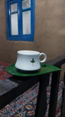 فنجان و پیش دستی طرح جوانه